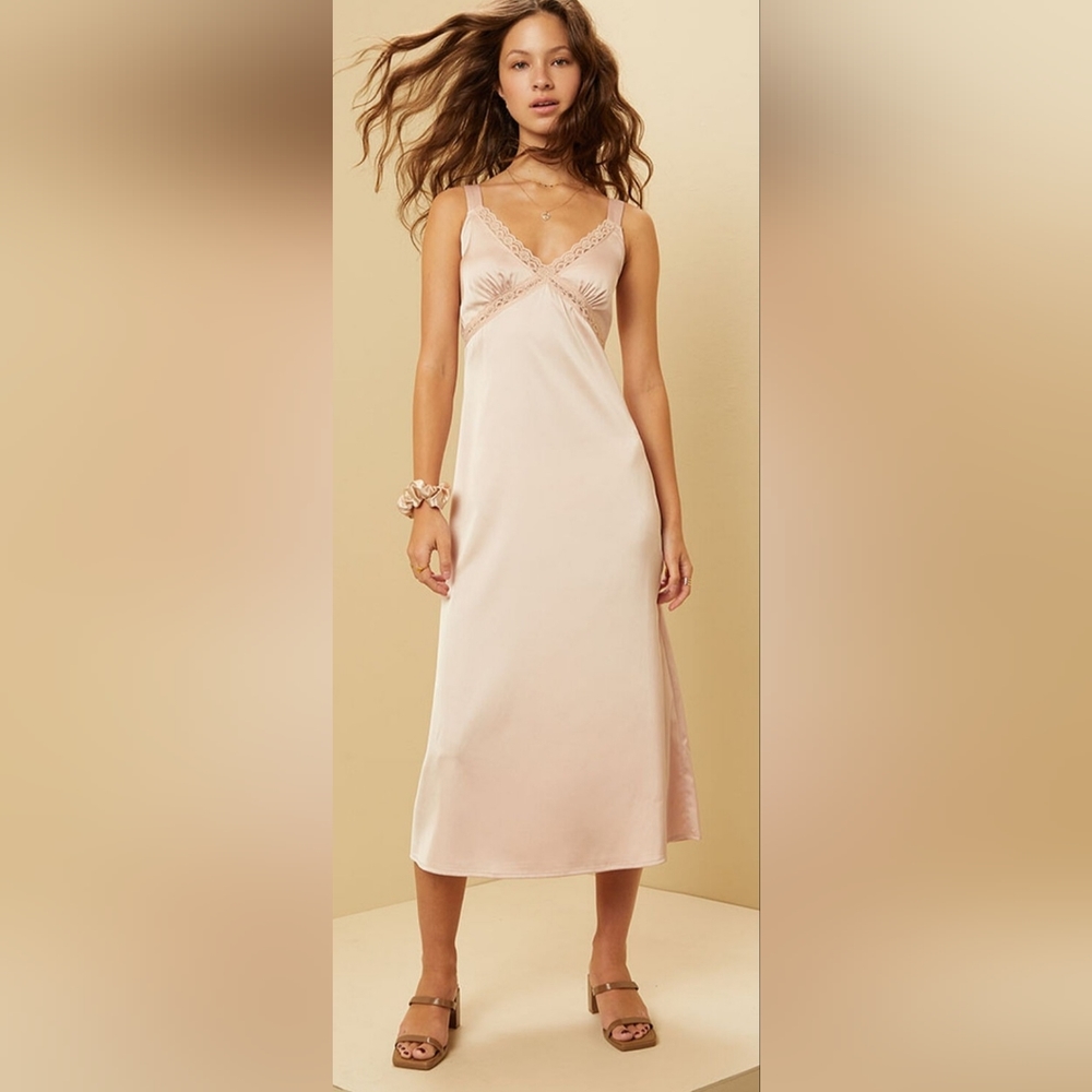 NWOT Lace Slip Dress